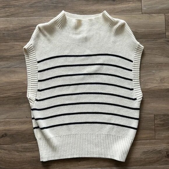 Anthropologie • Maeve Mock Neck Sweater Tee - Picture 5 of 6